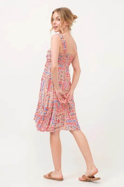 And The Why Tied Front Smocked Back Tiered Boho Printed Dress Trendsi 191b880e80534a1498621a3b3e05228c-Max-Origin
