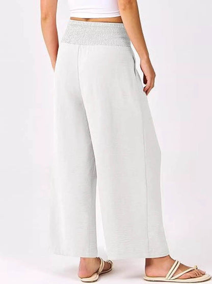 Wide Leg Smocked High Waist Pants Trendsi 192cc5279dd04c4fbc11cb11b33c7378-Max-Origin