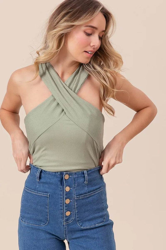 BiBi Rib Knit Cross Neck Banded Top Trendsi 19cd49781fb24d508fc2611aa22e0fe3-Max-Origin