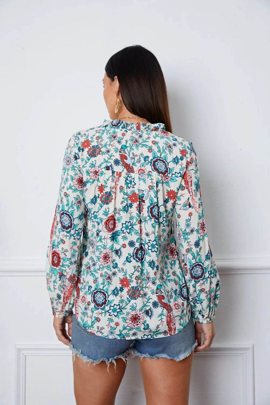 Floral Notched Long Sleeve Blouse Trendsi 19d89c0d-a7ce-4ba4-b9b1-c7b4ef7ef1a6-Max