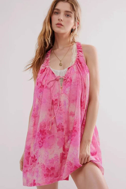 Printed Sleeveless Summer Mini Dress Pink Trendsi 19db9c80-8207-46f3-9707-34c3355389a0-Max-Origin