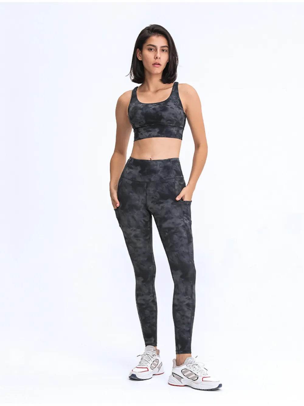 Millennia Wide Waistband Leggings with Pockets Trendsi 1a0064ab249b4baba053b58cb4ce3603-Max