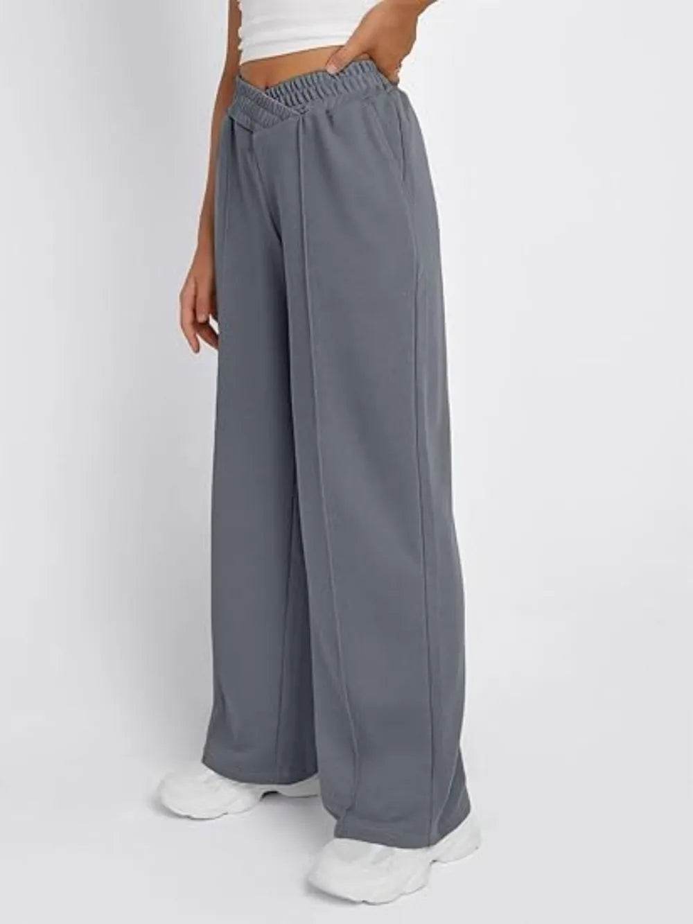 Elastic Waist Wide Leg Pants Trendsi 1a7f5f2c-8ed8-421f-9e85-3507b61010ae-Max