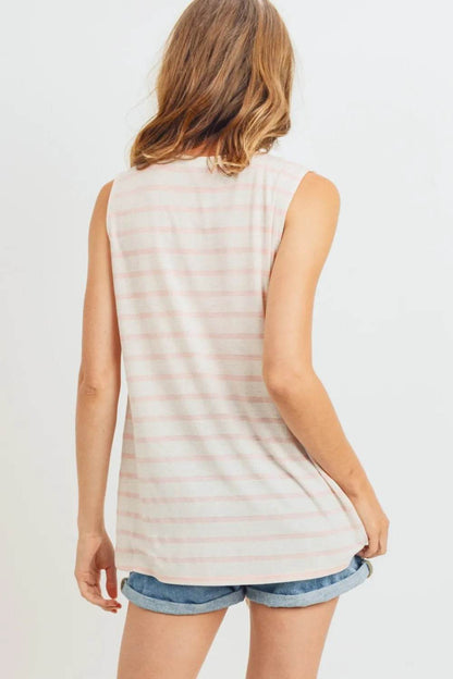 Cotton Bleu by Nu Label Sleeveless Front Tie Striped Top Trendsi 1ab3aaaa-813a-4fef-b0cd-58ad66ad7647-Max