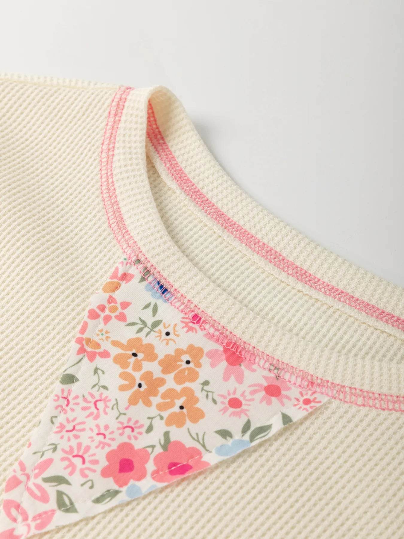 Floral Round Neck Relaxed Fit T-Shirt Trendsi 1b4583101b1648fc8a4676d9a0b14f62-Max-Origin