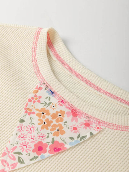 Floral Round Neck Relaxed Fit T-Shirt Trendsi 1b4583101b1648fc8a4676d9a0b14f62-Max-Origin