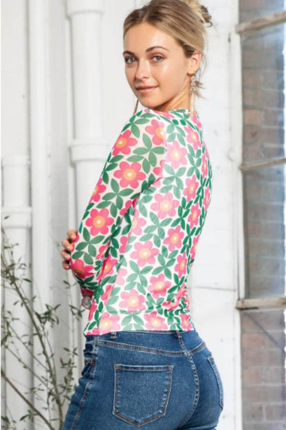 Floral Round Neck Long Sleeve Top Trendsi 1b5d52d5863c4c009d92eb6491ccdb3c-Max