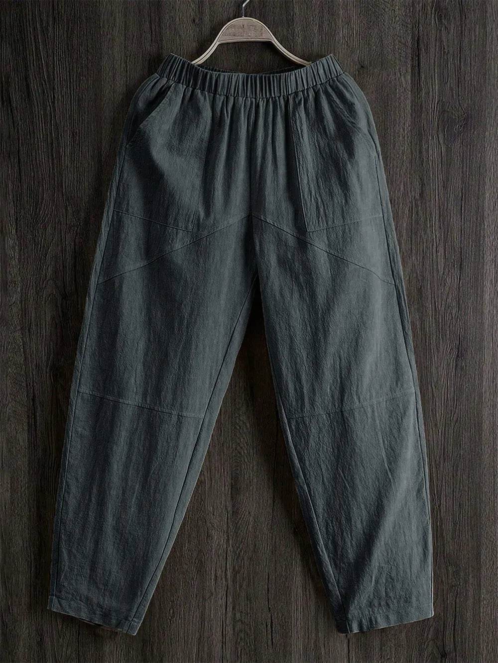 Elastic Waist Pants with Pockets Trendsi 1b772748-7d70-4a79-ac47-2a887edbbdb7-Max