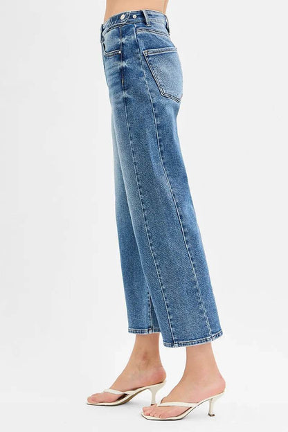 RISEN High Rise Crop Length Barrel Adjustable Waist Band Jeans Trendsi 1ba5d8fb75cf46b5b3a205d6a4ca35b0-Max-Origin