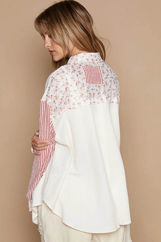 POL Long Sleeve Embroidered Print Patch Pocket Shirt Trendsi 1bb28583-6194-418d-b9a3-221900083d64-Max