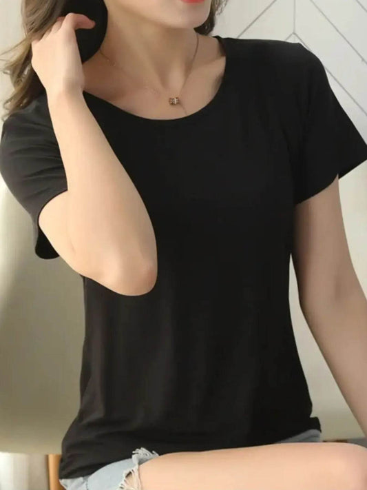Round Neck Short Sleeve T-Shirt Trendsi 1bbd7ea1-1b97-4871-a290-c977c8deeb9a-Max-Origin