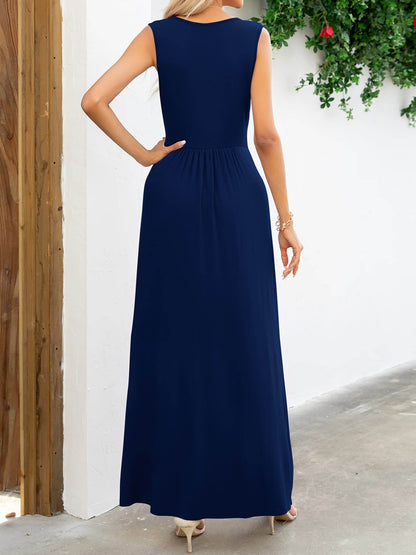Surplice Neck Sleeveless Maxi Dress Trendsi 1bcdb4edb6eb4b2a9fcfbf3392259e86-Max