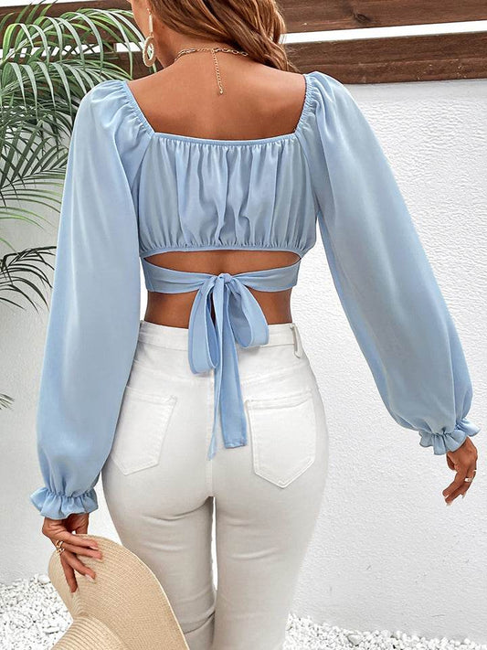 Honey Raglan Sleeve Cropped Blouse Trendsi 1c4df447e1d7420b9261b4032202bd3a-Max