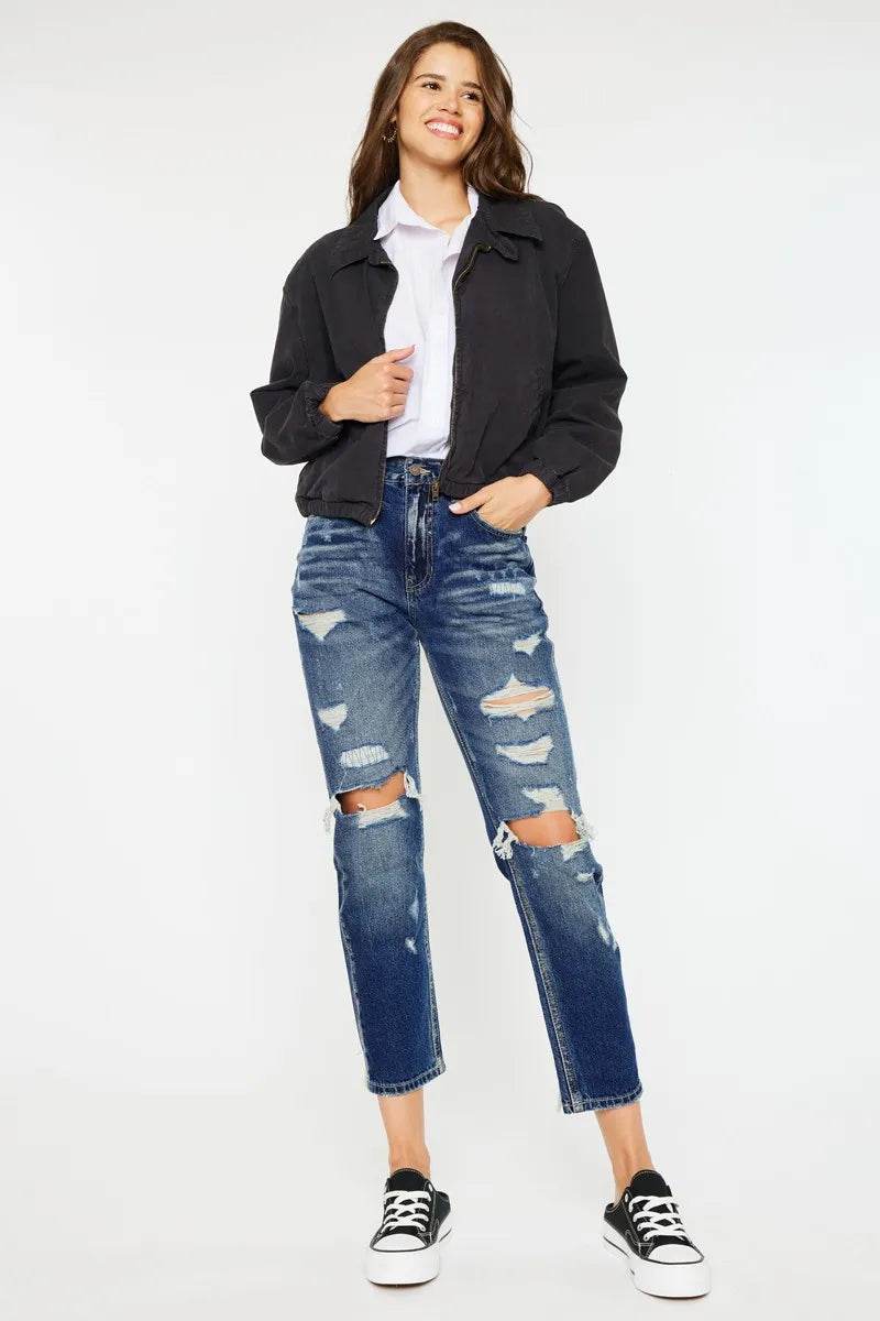 Kancan High Rise Distressed Mom Fit Jeans Trendsi 1cb607225bd246acabb79e39a6372d0b-Max-Origin
