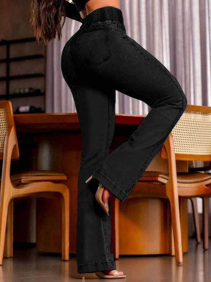 High Rise Bootcut Jeans Trendsi 1cfe2c8f-7a8d-4997-8d1c-c86672b7d839-Max-Origin
