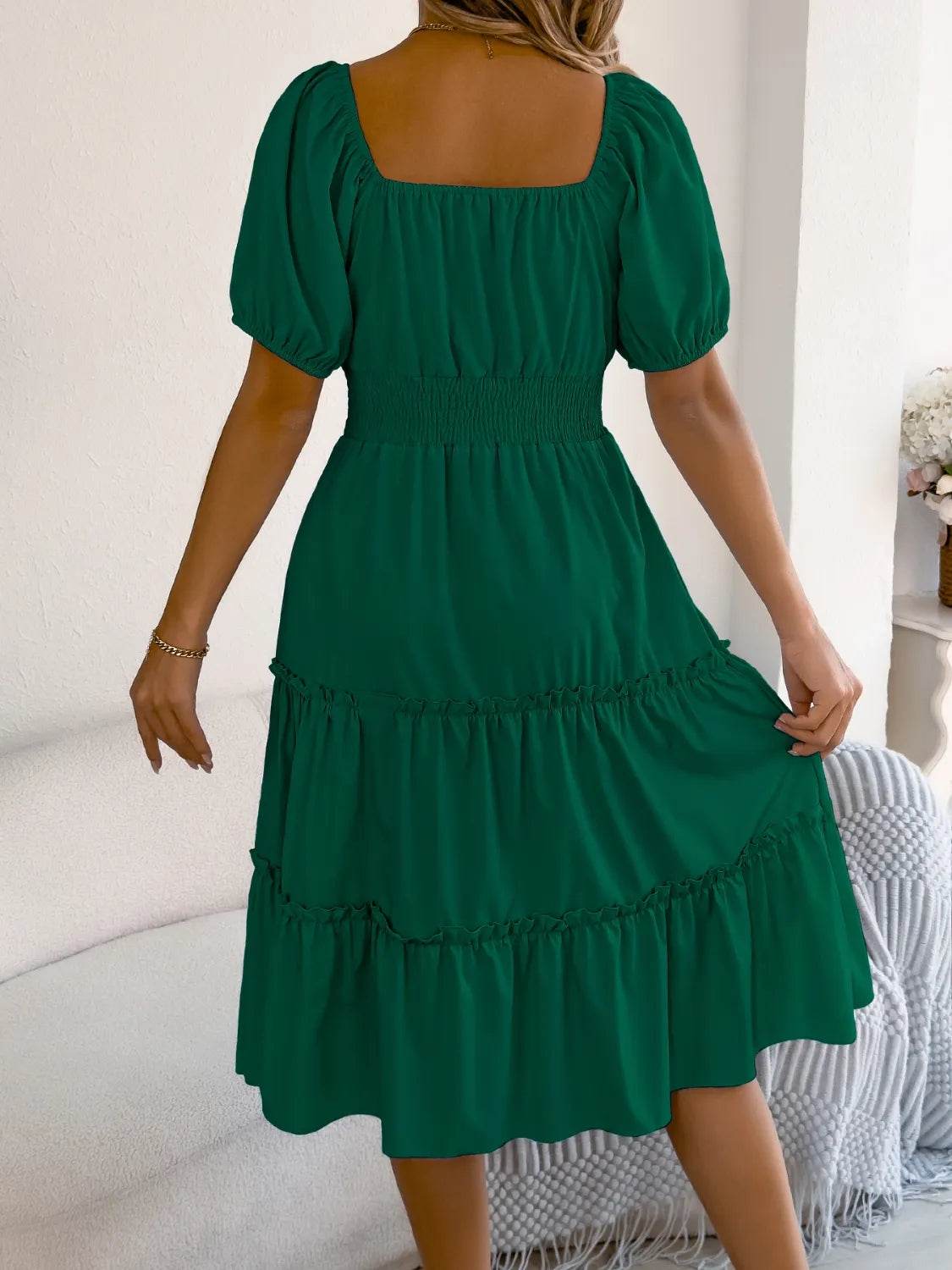 Square Neck Short Puff Sleeve Dress Trendsi 1d1eeb3a-f9a5-44a9-9b03-d4849df1b68c-Max-Origin