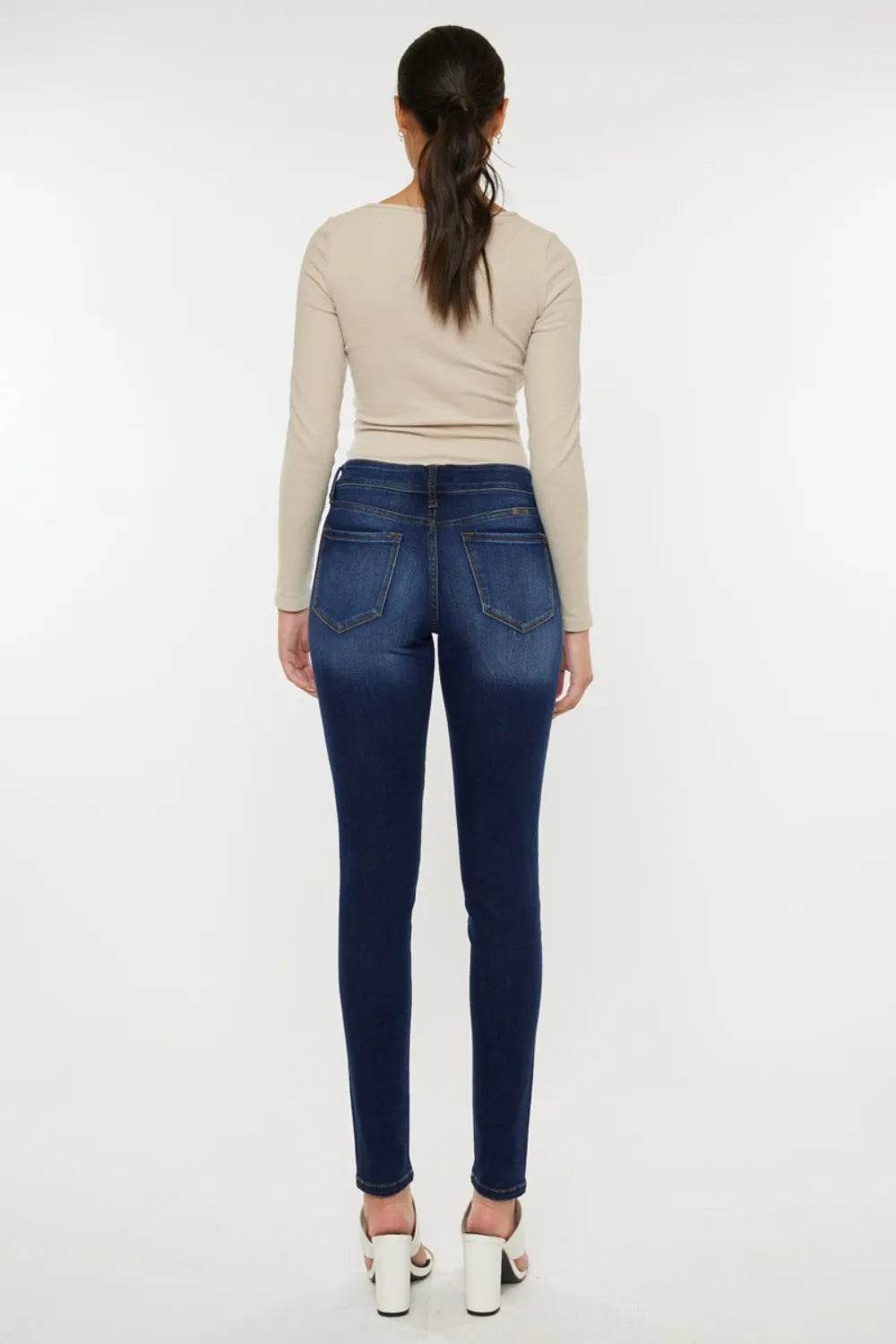 Kancan Mid Rise Gradient Skinny Jeans Trendsi 1d7d4341-717d-4ed7-85e8-06929aa0d539-Max