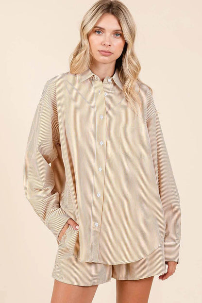 Mittoshop Striped Shirt and Shorts Set Trendsi 1dbbd74368e1469dbc38860617cad2dc-Max-Origin