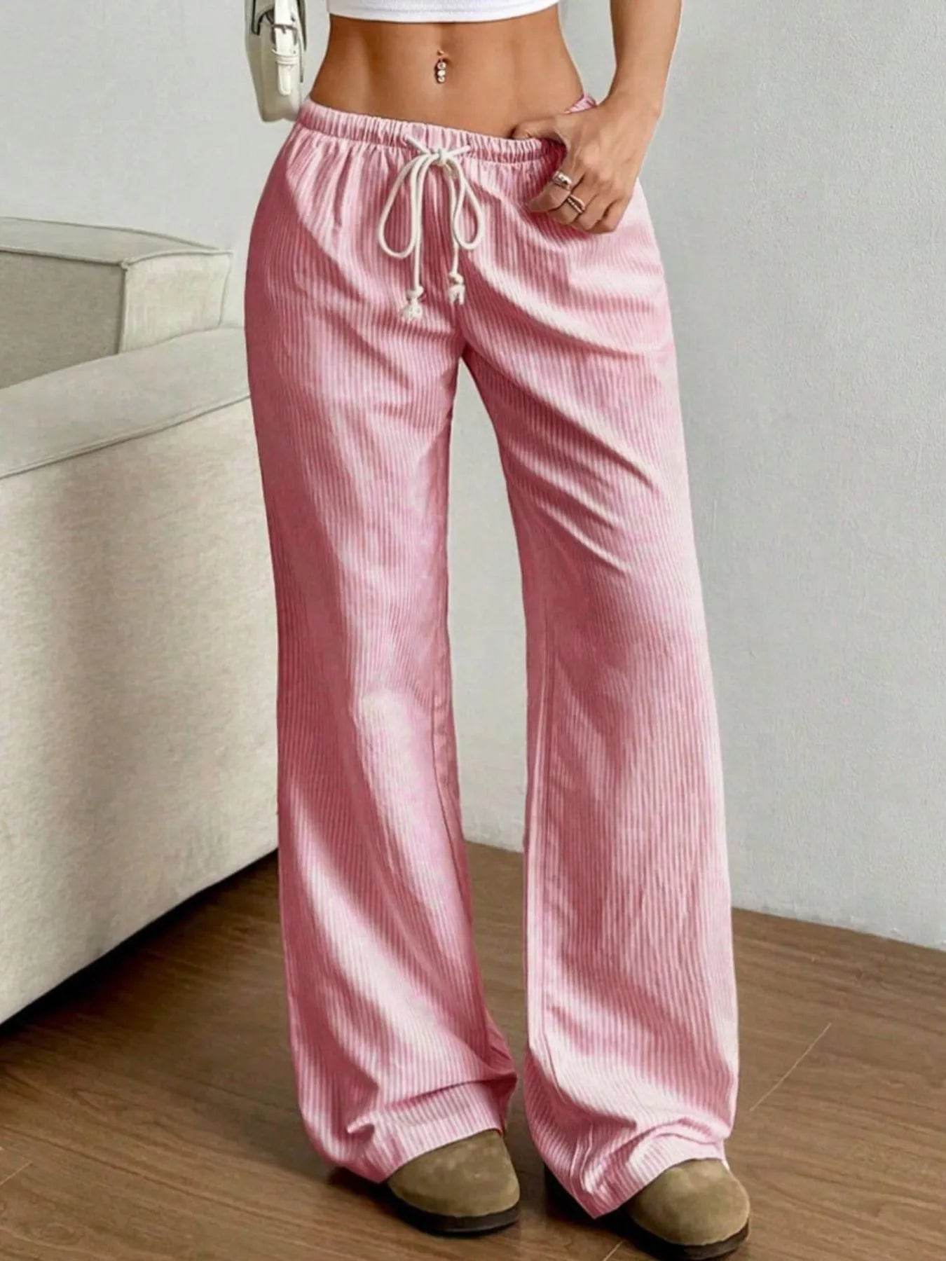 Drawstring Striped Wide Leg Pants Trendsi 1e136305-242e-4da9-bbb0-f02502f32d16-Max-Origin