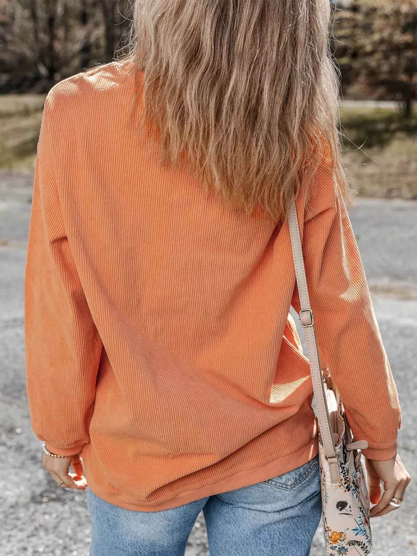 Halloween Sequined Pumpkin Ribbed Round Neck Sweatshirt Trendsi 1e7c718f-c48e-4a19-9587-d2dd0989d1c0-Max-Origin