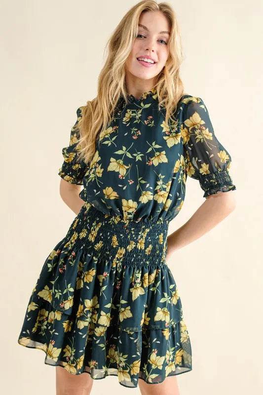 And The Why Floral Print Smocked Waist Mini Dress Trendsi 1ea37e64abf842c88869acf1d619bc78-Max-Origin
