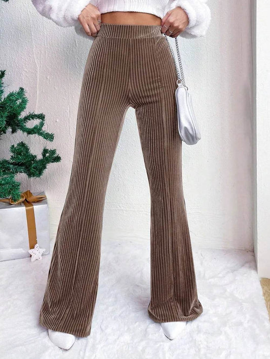 High Waist Flare Pants Camel Trendsi 1ef3ede6-1052-4a3f-ba3c-b90dda26eb9c-Max