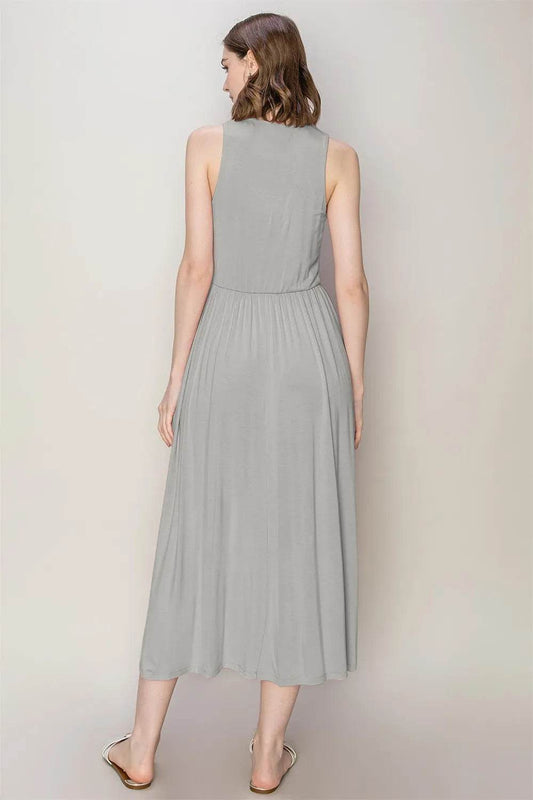 HYFVE Sleeveless Slit Midi Dress Trendsi 1f53ab2f-b241-460e-8e16-cdfc7c7a14f8-Max
