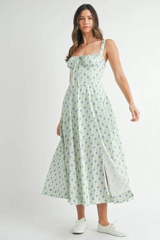 MABLE Floral Print Bustier Back Lace Up Midi Dress Trendsi 1f64aa09cff447ab85826997374a88ba-Max-Origin