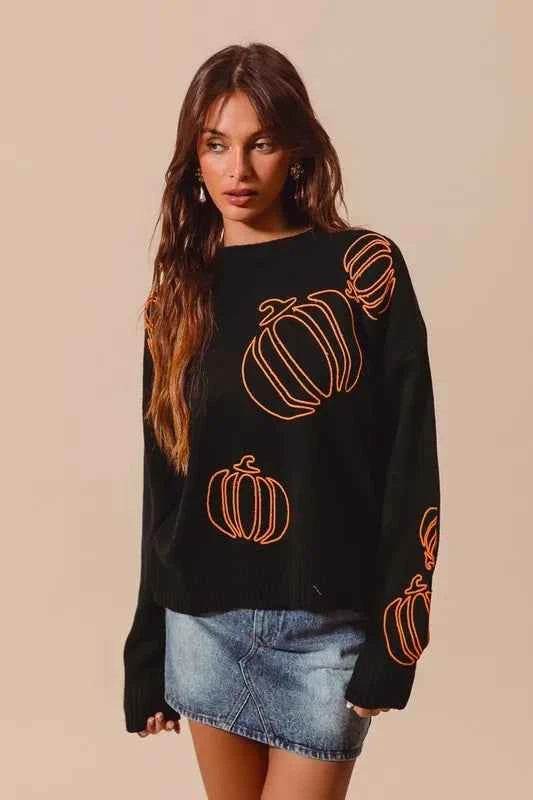 SO ME Pumpkin Embroidered Halloween Thanksgiving Sweater Trendsi 1f7d2466-d38f-4311-870e-f6f5ce6d37c7-Max-Origin
