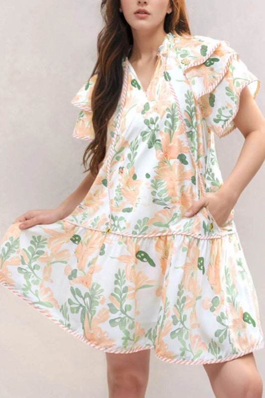 Floral Tie Neck Layered Short Sleeve Dress Sherbet Trendsi 1fda59fc-0c61-4c09-867f-e696af57703f-Max-Origin