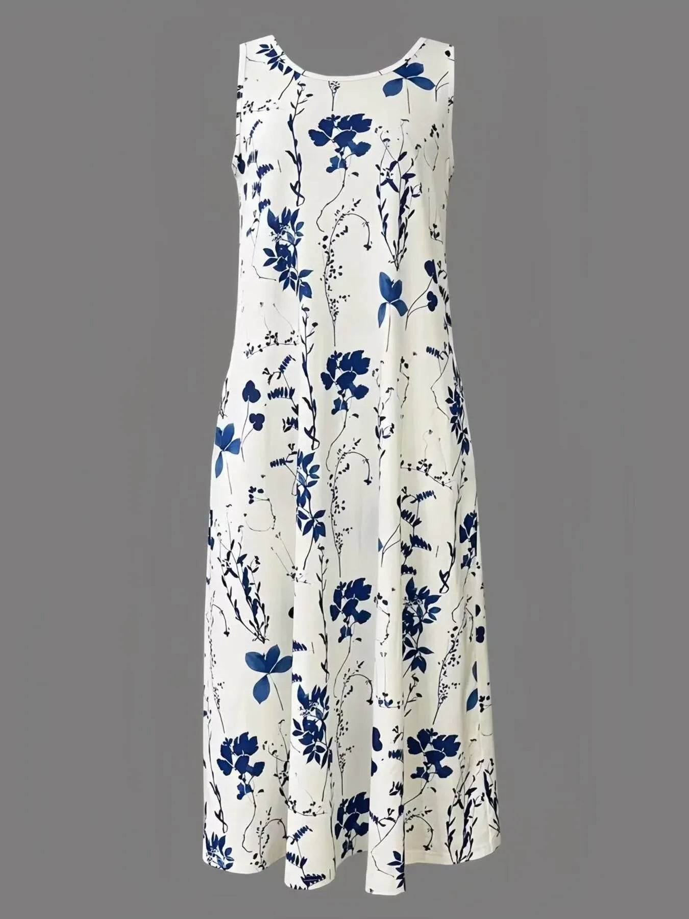 Printed Sleeveless Summer Midi Dress Trendsi 1fffd53adc524ae9bdae0b0ce225defe-Max-Origin