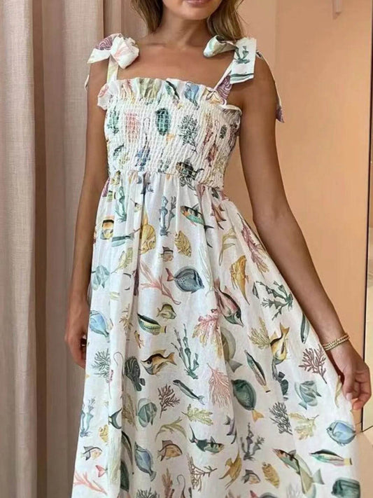 Floral Tie Shoulder Smocked Bodice Summer Dress Trendsi 206eafcc-20c1-495c-b4fc-29c570bd8ee3-Max-Origin