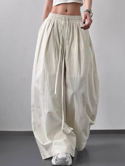 Striped Wide Leg Pants with Drawstring Waist Yellow Trendsi 2091841c-cea6-4733-9f56-3a7386a04adb-Max-Origin