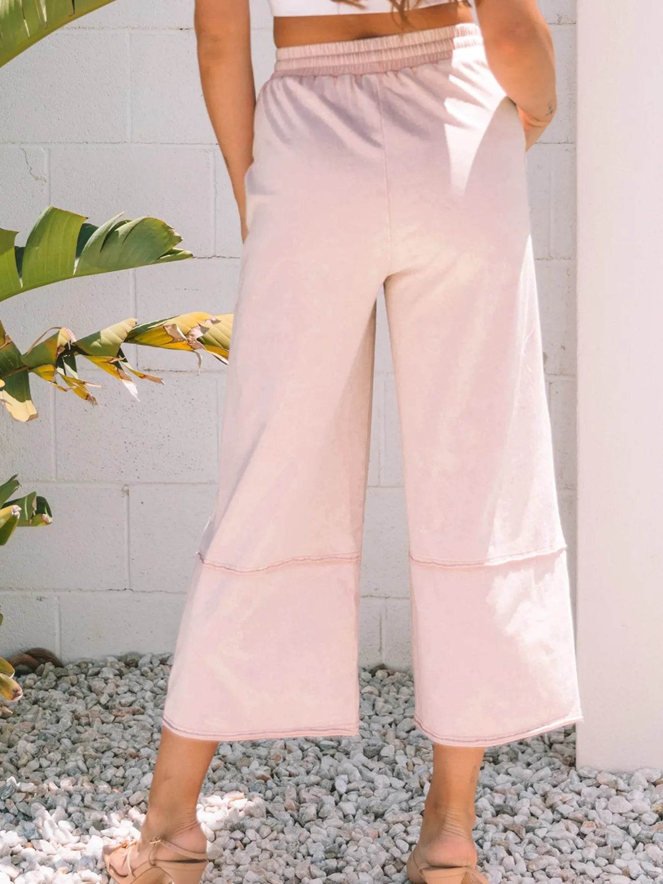 Floral Wide Leg Crop Pants with Drawstring Waistband Trendsi 20a1863a-ebf2-419e-92a6-a55b0e19e0ad-Max-Origin