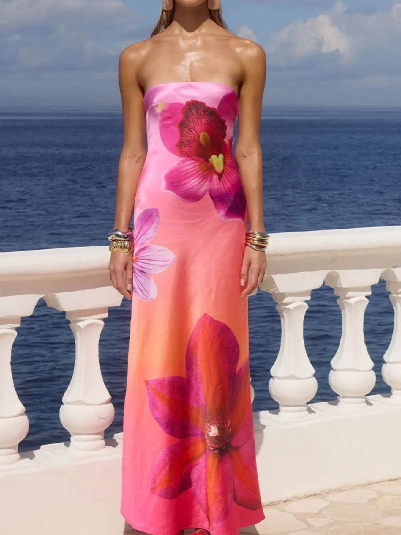 Printed Tube Maxi Dress Trendsi 20c44374-a372-43af-a352-7a605ebdf13c-Max-Origin