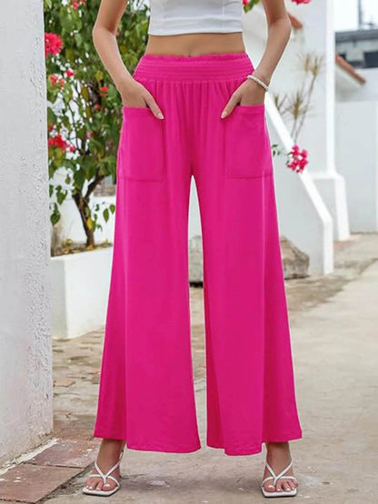 High-Waisted Wide Leg Pants with Pockets Hot Pink Trendsi 20e5b87bfe84442a8beed8e13b4ae34a-Max-Origin