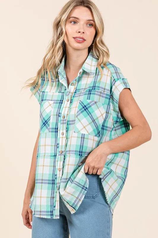 Mittoshop Mineral Wash Plaid Button Down Shirt Trendsi 2162a12c-ce63-4ca5-9dac-008dc4959634-Max