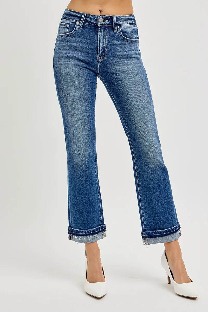 RISEN Mid Rise Ankle Straight Cuffed Jeans Trendsi 218b15b03c954cbbbf8bcacb22a22600-Max-Origin