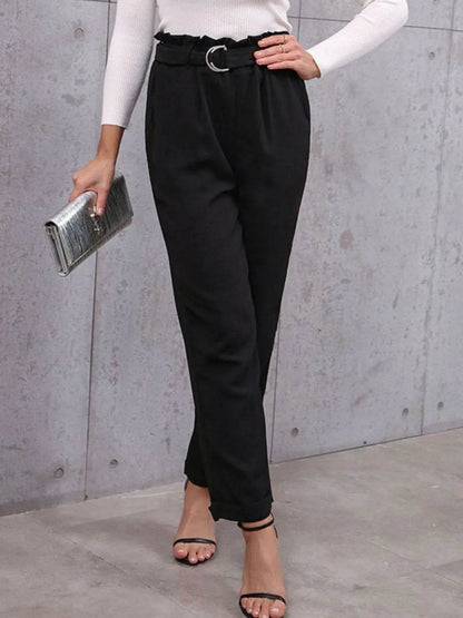 Belted Paperbag Waist Pants Trendsi 21cc8192-db66-46a4-a104-3e11be4771f0-Max-Origin
