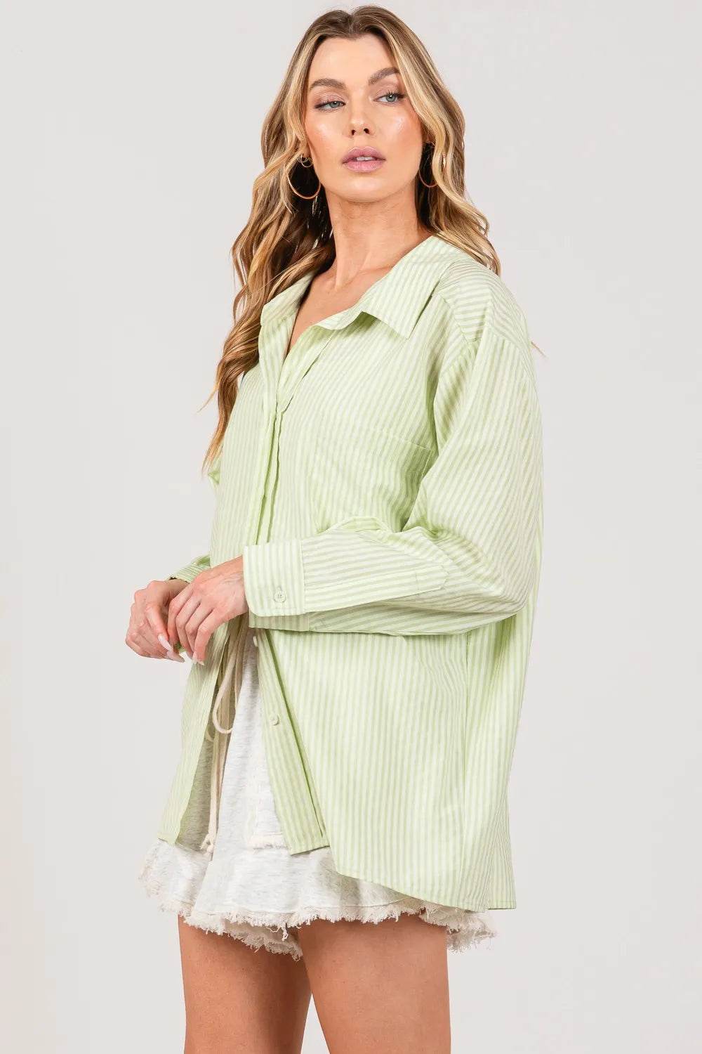 SAGE + FIG Striped Button Up Long Sleeve Shirt Trendsi 21e01f13-a9b5-40e3-9306-2572c4246fc6-Max