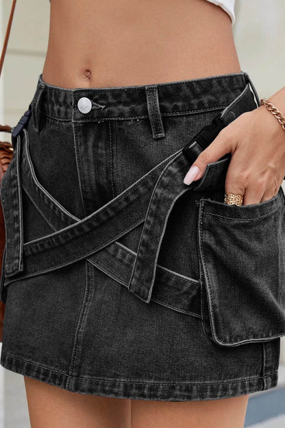 Criss-Cross Waist Detail Denim Mini Skirt Trendsi 21feb616-77ec-4497-9efe-c4e0492f250f-Max-Origin