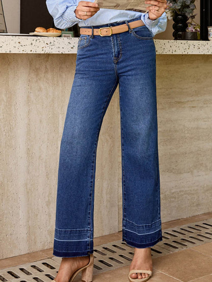Raw Hem Unique Cuffs Straight High Rise Loose Jeans Trendsi 223b17ac12174173ab26bf62d6d2fa16-Max-Origin