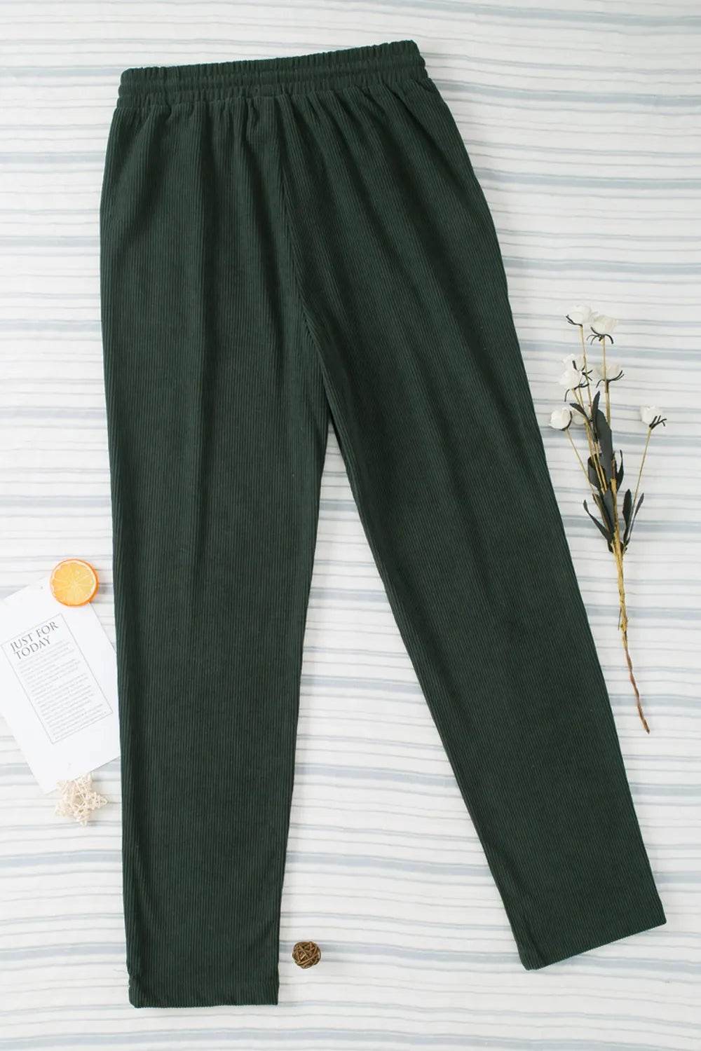 Drawstring Straight Pants with Pockets Trendsi 228de660-bf01-48d8-8101-3b1fdfdc7d52-Max