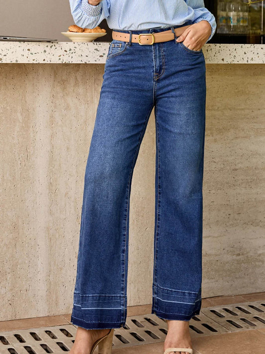 Raw Hem Unique Cuffs Straight High Rise Loose Jeans Dusty Blue Trendsi 231da7ec88b64aa6a62aafb4e6bbbff9-Max-Origin