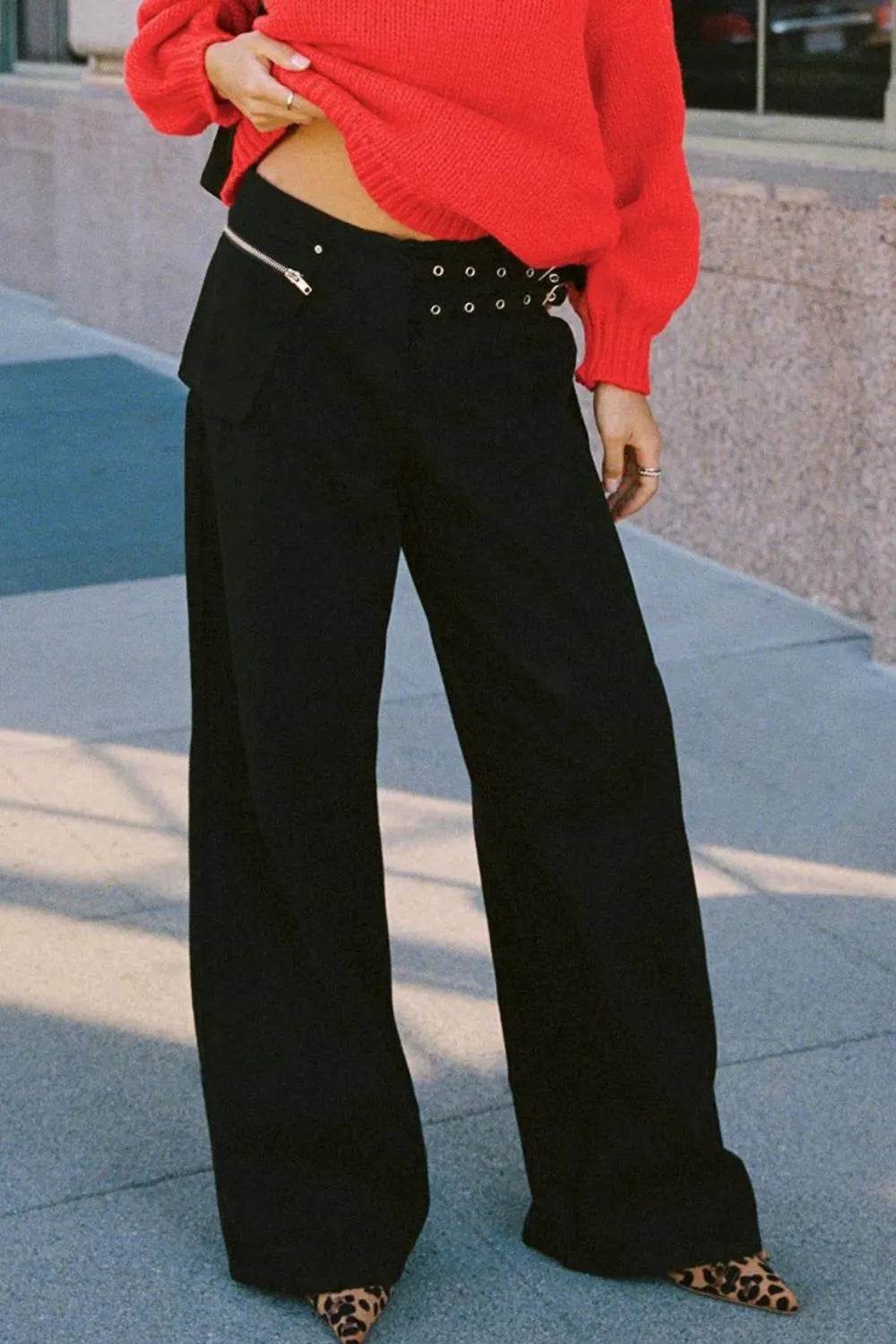 Wide Leg Jeans with Pockets Black Trendsi 2327b325-1829-47fd-8e08-9c7467a10d10-Max