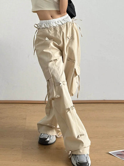 Cargo Wide Leg Pants with Bow Tie Details Trendsi 23529f63-b130-4c36-85fa-27f5aef484f1-Max-Origin