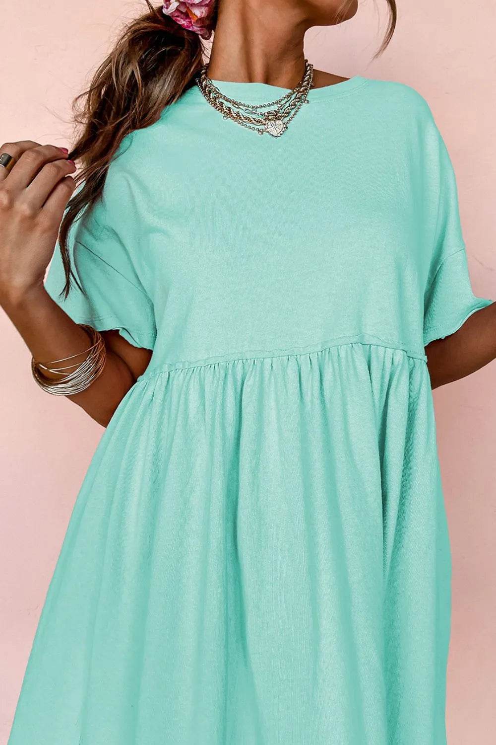 Round Neck Half Sleeve Mini Tee Dress Trendsi 238a09df-ac3b-423a-ba3b-af1f9446ba8f-Max-Origin
