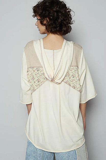 POL Lace-Up Hooded T-Shirt with Paisley Panel Detail Trendsi 238bdbc6-758b-4efc-85c6-58c7ec1f1169-Max-Origin