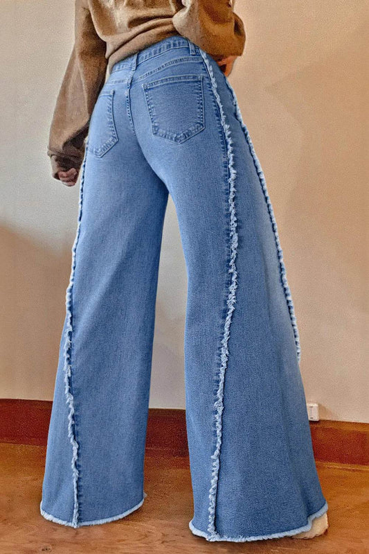Raw Hem Wide Leg Jeans with Pockets Trendsi 23bab14a-49cf-4f72-9f19-49cf1546805a-Max