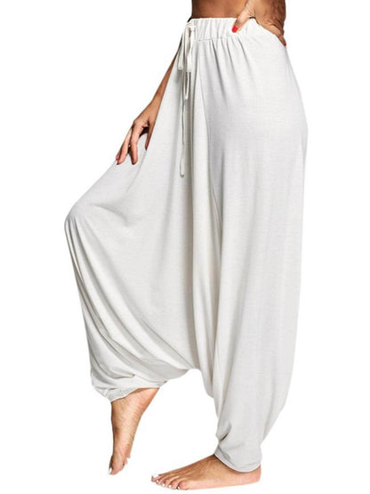 Tied Mid Waist Long Harem Pants Trendsi 23e55db70e59428bb66eb199991e3709-Max